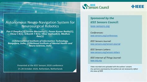 Autonomous Neuro Navigation System For Neurosurgical Robotics Youtube