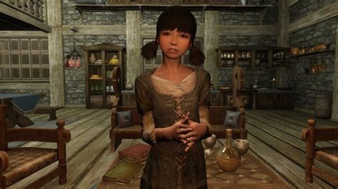 Yumi An Adoptable Kid At Skyrim Special Edition Nexus Mods And