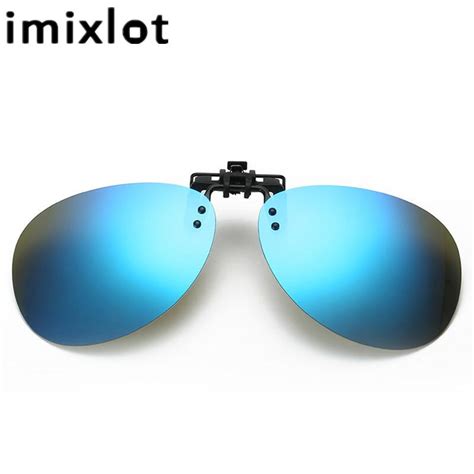 imixlot myopia clip on sunglasses rimless clip glasses polarized lenses uv400 suitable optical