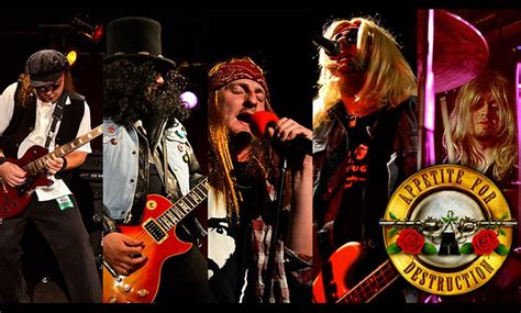 Guns N Roses Tribute Appetite For Destruction Groupon