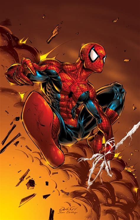 Spider Man Comic Book Inspired Artwork