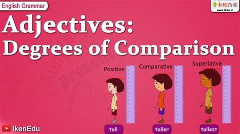 Adjectives Degrees Of Comparison Youtube