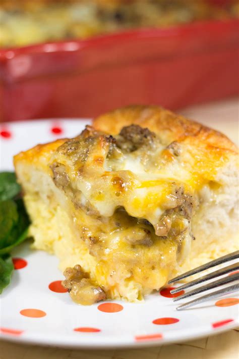 Homemade Biscuit Breakfast Casserole Best Ever And So Easy Easy