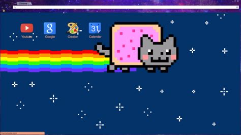 Nyan Cat Chrome Theme Themebeta