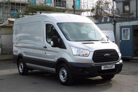 2014 Ford Transit 310155 L2h2 Mwb Diesel Van In Silver With Only 48