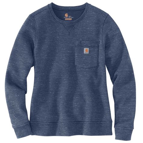 Carhartt Womens Clarksburg Crewneck Pocket Sweatshirt Gemplers