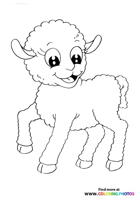Sheep Coloring Pages For Kids