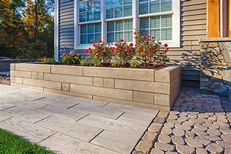 Borealis Patio Slabs Techo Bloc Garden In The Woods Landscaping