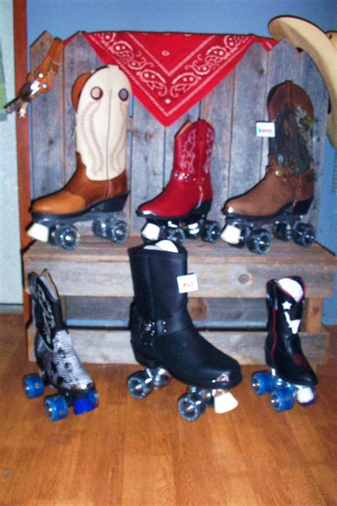 Waynes Western Wheels Customized Boot Skates Custom