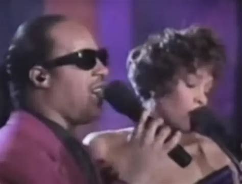 Whitney Houston And Stevie Wonder S Duet Of We Didn T Know Is Mind Blowingly Good Smooth