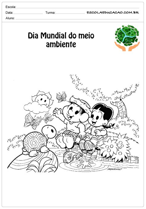 Desenhos Para Colorir Meio Ambiente Para Pintar Escola Educação