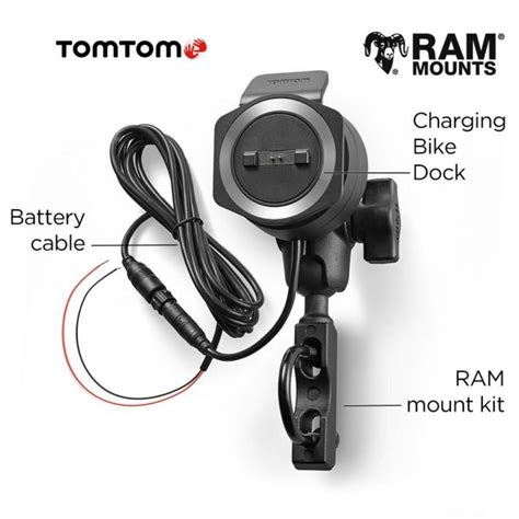 Tomtom Rider 40 400 Satnav Gps Motorcycle Mounting Kit For A Second