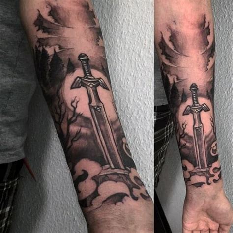 Https://tommynaija.com/tattoo/excalibur Sword Tattoo Designs