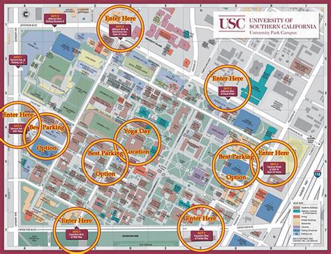 Usc Campus Map Of Buildings