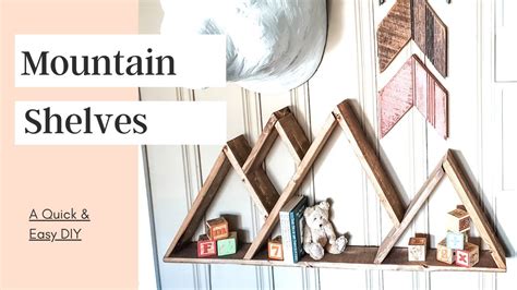 Diy Rustic Mountain Shelves How To Build Your Own Wall Decor Free