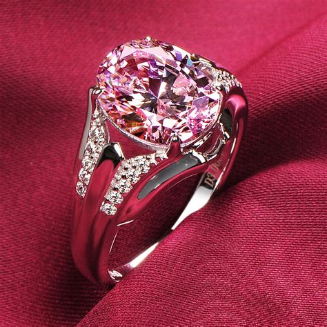 Dazzling 300 Carat Escvd Diamonds Lovers Ring Wedding Ring For Her