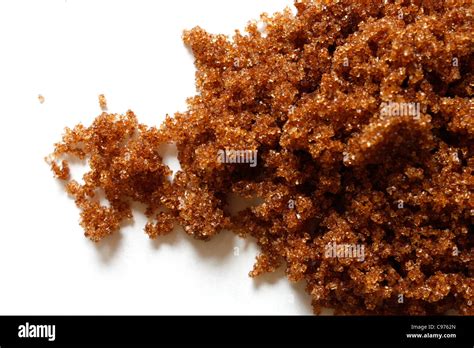 Soft Brown Sugar On A Background Stock Photo Alamy