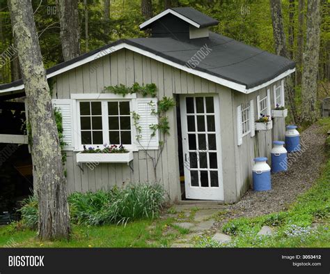 Finding free garden shed plans of the type of unit you want will help you to complete the project easily. Pretty Garden Shed Image & Photo | Bigstock