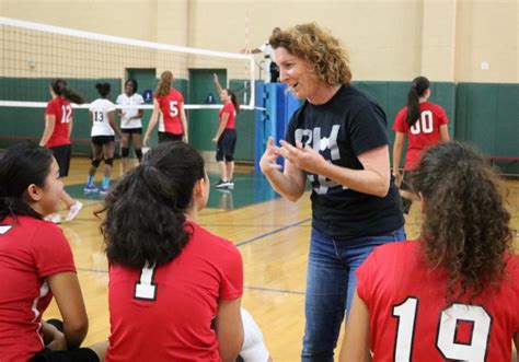 New Coach Brings Schemes Positions And Long Hours To Volleyball Team