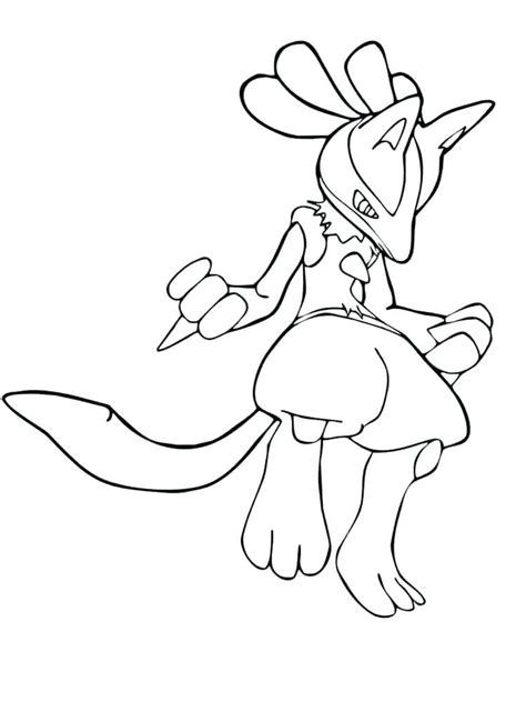 Riolu Coloring Page At Free Printable Colorings Pages To Print And Color