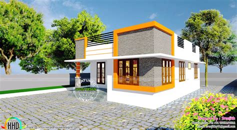 770 Sq Ft Small Budget Home Kerala Home Design And Floor Plans 9000