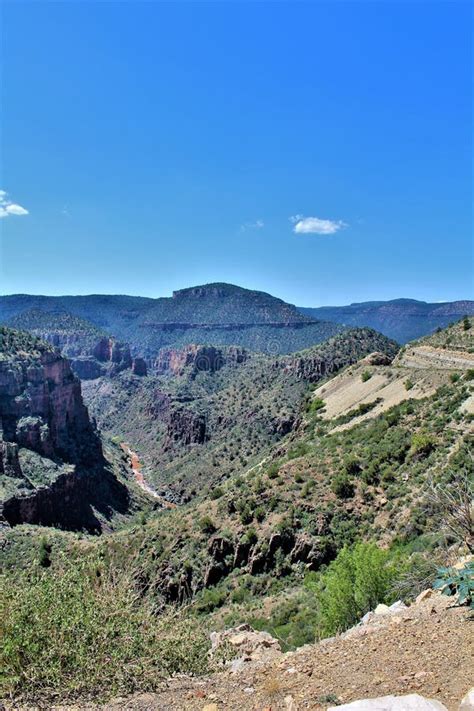 Salt River Canyon Within The White Mountain Apache Indian Reservation