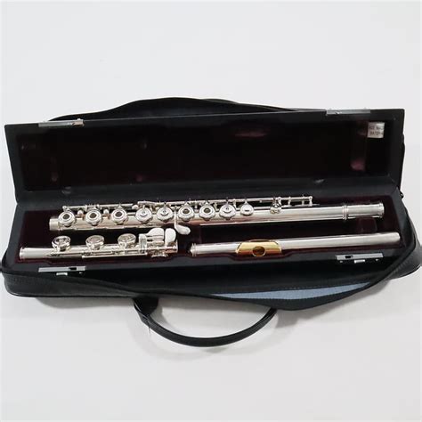 Yamaha Model Yfl 684h Professional Solid Silver Flute Sn Reverb Uk