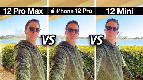 Iphone 12 Pro Max Vs 12 Pro Vs 12 Mini Camera Test Comparison Youtube