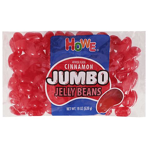 Howe Jelly Beans Cinnamon Jumbo 19 Oz Packaged Candy Food Fair Markets