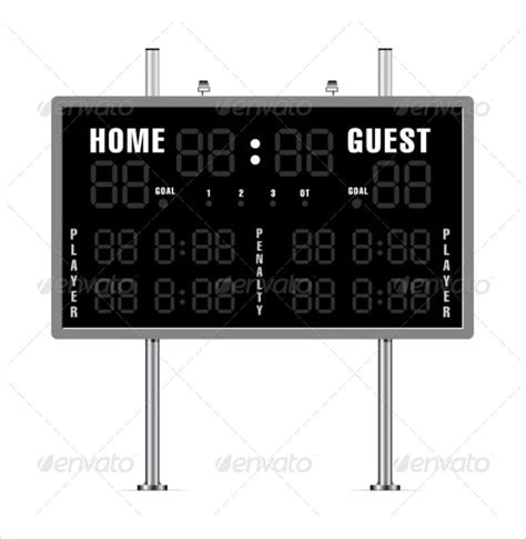 12 Scoreboard Templates Free Sample Example Format