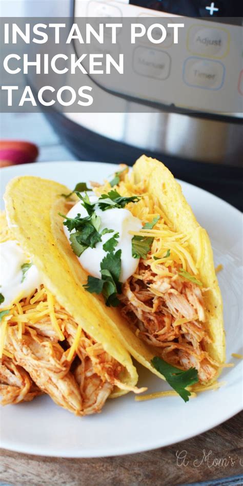 Close the pressure cooker and set the vent to 'sealing.'. Instant Pot Chicken Tacos | Recipes, Instant pot chicken ...