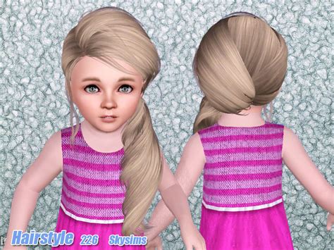 The Sims Resource Skysims Hair Toddler 226 S