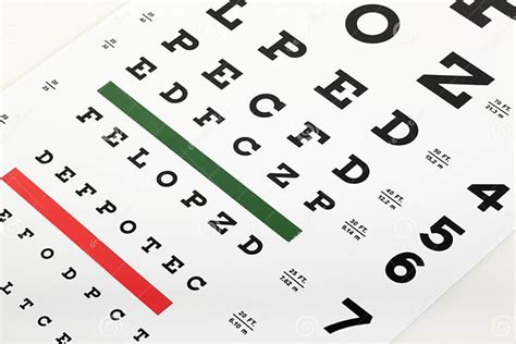 Eye Exam Chart Stock Photo Image Of Blur Magnify Distortion 18904202