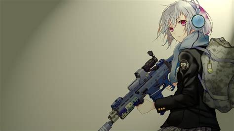 Anime Girls Holding A Gun Given The Political Tensions Going On
