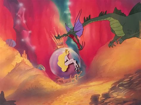 Dragon S Lair Don Bluth 1983 Animated Dragon Dragon S Lair Animation Art
