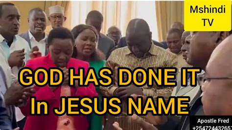 Kenya Prophecy God Has Defeated Their Schemes Apostle Fred Youtube
