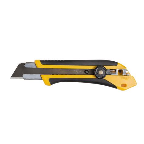 Olfa Fiberglass Rubber Grip Ratchet Lock Utility Knife Ideal Supply