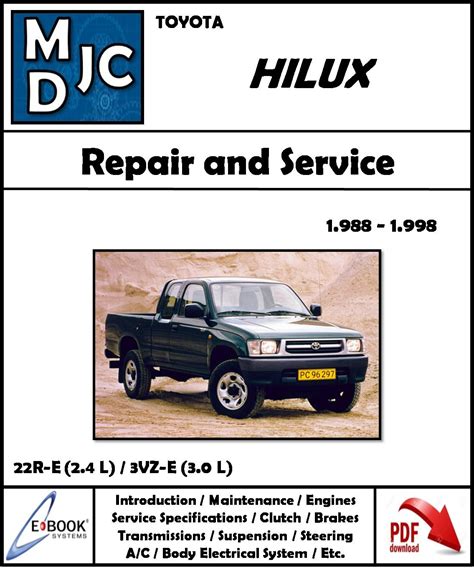 Toyota Hilux 1988 1998 Mdjc Manuales De Taller