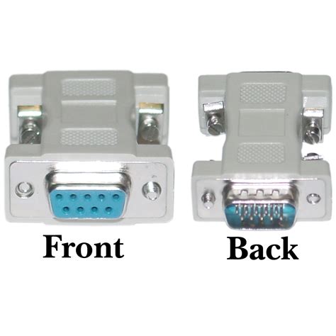 vga adapter db9 female to hd15 male