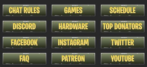 120 Free Twitch Panels For Streamers Graphic Design Resources