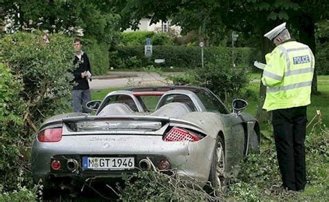 Wrecked Porsche Carrera Gt Exotic Excess