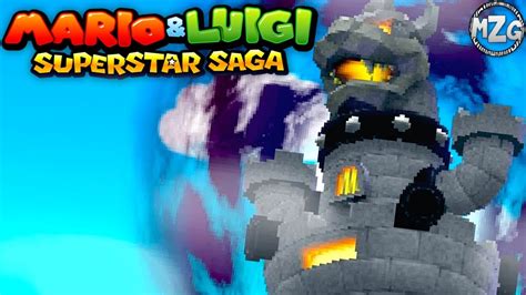 Bowsers Flying Castle Mario And Luigi Superstar Saga 3ds Gameplay