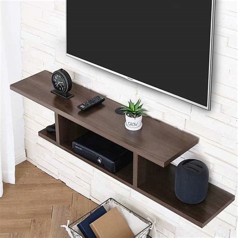 Fitueyes Floating Tv Shelfwall Mounted Tv Stands Media Console