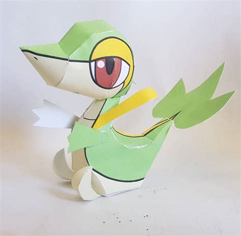 Snivy Papercraft By Theg3org3 On Deviantart
