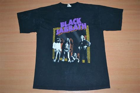 Vintage 90s Black Sabbath Tour Concert Promo Rare Xl Size 80s Etsy