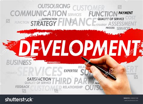 Development Word Cloud Business Concept Stock Photo 248602168