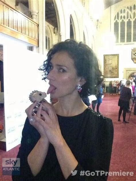 Indira Varma At The Game Of Thrones Premiere In London Game Of