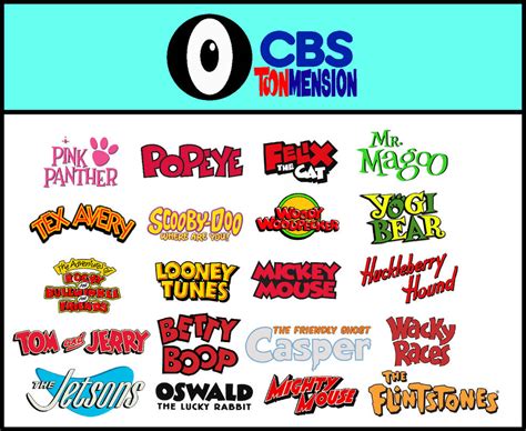 Cbs Toonmension Lineup By Abfan21 On Deviantart