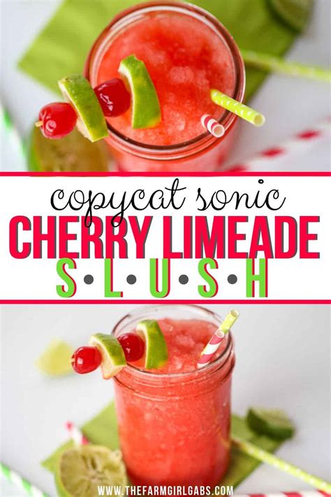 Cherry Limeade Slush