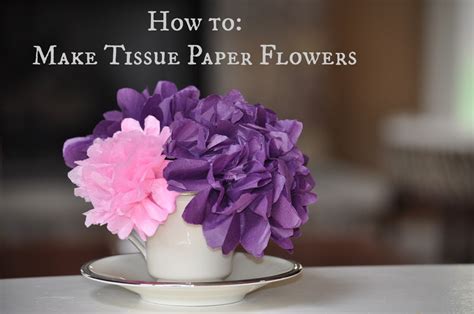 Spring Craft How To Make Tissue Paper Flowers Classy Mommy